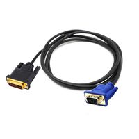 LemoningDual Link DVI-I DVI to VGA D-Sub Video Adapter Cable Converter Lead 1.5M