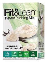 Fit & Lean, Instant Protein Pudding Mix, Vanilla Frosting, 6 Servings