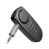 Bluetooth 5.0 aux Adapter, Audio Receiver Car Kit, for Home Hi-fi System, Portable Wireless Audio Adapter 3.5mm Aux for Music, Speaker, Headphones,Hands-Free Car Kit