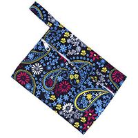 Sikye Mini Washable Wet Bag for Sanitary Napkin Maternity Mama Pads Sanitary Towel Bag - 10 Colors,7.2 × 5.6inch (B)