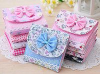 LTDD Portable Sanitary Holder Bowknot Sanitary Towel Napkin Pad Case Organizer