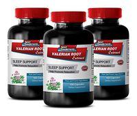 Energy Booster Pills - Valerian Root Extract 125MG - Help Promote Relaxation - Valerian Root Extract Powder - 3 Bottles (300 Capsules)