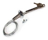 Release lock for garage gate opener, security emergency garage door release lock with Extra long 8,2 foot (2,5 meters) cable