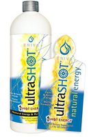 Eniva UltraShot Healthy Energy Liquid Combo Pack with Fruit and Vegetable Extracts, Minerals and Vitamins Combo (one 32 oz Bottle & one Box of Single Serve Packets, 20 Count)