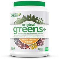 Genuine Health Greens+ Original, Green Superfood Powder, Non Gmo 566 Gram Natural Tangerine