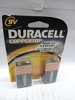 Procter & Gamble/Duracell MN1604B2Z 2-Pk. 9V Alkaline Batteries - Quantity 12