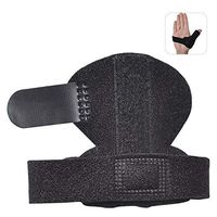 LLDWORK | Finger Splint Finger Correction Strap Splint with Built-in Aluminum Strips Hook & Loop for Adjustment 1pcs