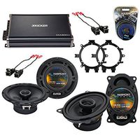 Compatible with Chevy Silverado Pickup Classic 2007 Speaker Upgrade Harmony Speakers & CXA300.4 (Renewed)