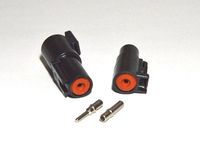 Deutsch 1-pin Connector Kit W/housing, Terminals, Pins, and Seals 12-14 Gauge Solid Contacts
