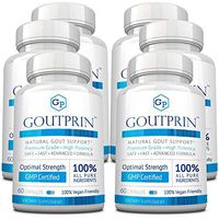 Goutprin - Boost Immune System & Reduce Inflammation. 360 Vegan Friendly Capsules - 6 Bottles