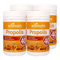 GoodHealth Propolis Flavonoid 40mg 200 Capsules High Strength Natural Protection Immune System Support Natural antioxidant (Pack of 4)