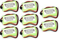 SPS Brand 3.6V 800 mAh Replacement Battery for Uniden TRU9485-3 CordlessPhone (8 Pack)