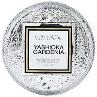Voluspa Yashioka Gardenia Macaron Glass Candle, 1.8 Ounces