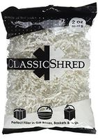 SPRING-FILL C2OZWHHS-P Paper Shred, 2 oz, White