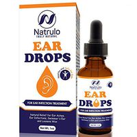 Natrulo Natural Ear Drops for Ear Infection Treatment - Homeopathic, Herbal Eardrops for Adults, Children & Pets - Relieves Ear Aches, Infections, Swimmer's Ear, Loosens Wax - Kids Safe, Made in USA