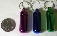 6 Geocache Geocaching Micro Cache Logs Containers Bison Id Pill Holder Tubes Fun by Sona
