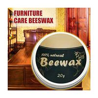 Natural Beeswax Furniture Polish Non-Toxic Wood Wax Preservative,Wood Seasoning Beewax Furniture Care Beeswax for All Wood Furniture,Protect and Enhance The Shine (1PC Wax, 20 g)