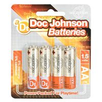Doc Johnson Batteries AA Pack, 4 Count