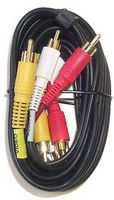 Black Point Products BA-044 Gold St. Triple Dubbing Cables, 6-Foot