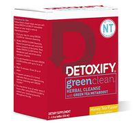 Detoxify Green Clean Herbal Cleanse - Honey Tea Flavor– (2) x 4oz bottles | Professionally Formulated Professionally Herbal Detox Drink | Enhanced with Burdock Root Extract & Green Tea Metaboost