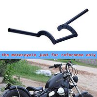 FLYPIG Motorcycle 7/8" 22MM Z-Bars Handlebar Drag Bars For Harley Davidson Sportster Iron 883 Bobber Dyna Chopper Triumph Honda Yamaha Cruisers Suzuki Kawasakic