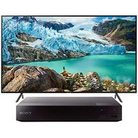 Samsung UN65RU7100 65-inch RU7100 LED Smart 4K UHD TV (2019) Bundle with Sony BDP-S3700 Streaming Blu-ray Disc Player with Wi-Fi