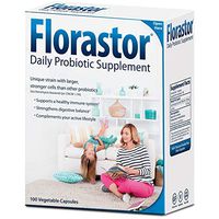 Florastor Daily Probiotic Supplement for Men & Women, 250 mg, 100 Capsules