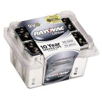 Rayovac UP9VL-8 - Ultra PRO Lithium Batteries, 9V, 8 PER Pack