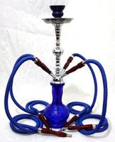 4-Hose Hookah Shisha Pipe OCEAN VIEW Sheesha Narghile w/ Four Pro Hooka Hoses by Hookah4sale 4-Hose