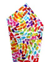 Tissue Paper for Gift Wrapping with Design (Painted Brushstrokes), 24 Large Sheets (20x30)