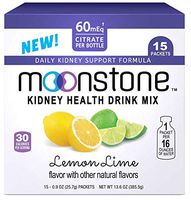 Moonstone Kidney Health & Hydration Beverage | Lemon Lime | 60mEq of Citrate | Patented Formula