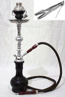 Hookah 22" Black mirror shisha nargila bar narguile nargile glass water Vase new