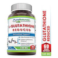 Pure Naturals - L-Glutathione - 500 Milligrams - 60 Veggie Capsules - Supports a Healthy Immune System - Reduces Inflammation