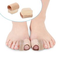 Bunion Splints Big Toe Separator Gel Breathable Pain Relief Orthopedic Hallux Valgus Protector Brace Sock Foot Pads Sleeve Straightener Spacer Spreader (5 Pairs)