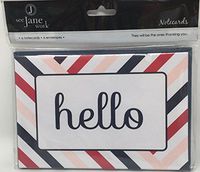 See Jane Work Hello Cards, 4" x 6", Multicolor, Pack Of 6, Lot of 2