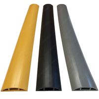 Plastic Cord Cover - EXTRA LARGE - Color: Black