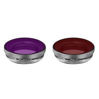 Zhaowei 2PC Diving Purple/Red Filter Camera Lens Filters for DJI OSMO Action 4k Camera (Purple+Red)
