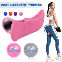 Kaufam Kegel Exerciser for Women Pelvis Floor Muscle Medial Exerciser Inner Thigh Exercise Equipment Bladder Control Device Adjustable for Postpartum Rehabilitation & Buttocks Correction & 2 Yoga Ball