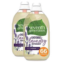 Seventh Generation Laundry Detergent, Ultra Concentrated EasyDose, Fresh Lavender, 23 oz, 2 Pack, 132 Loads (Packaging May Vary)