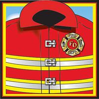 Forum Novelties Fire Department Beverage Napkins (16 ct)