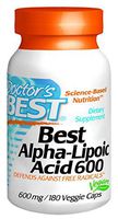 Doctor's Best, Alpha-Lipoic Acid, 600 mg, 180 Veggie Caps
