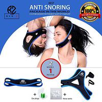 Premium Anti Snoring Chin Straps for Men and Women, Adjustable Stop Snoring Solution, Snore Reduction Sleep Aids– 3 Anti Snoring Device : Anti Snoring Chin Strap (2 Models), Nose Vents and Ear Plugs