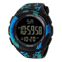 Men's Watches,Fxbar Fashion Sport Analog Dive Watch Cool Automatic Watch LED Screen Back Light Smartwatch (A)