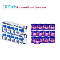 T-REASURE 3-PLY Standard Rolls, 10 Roll Pack Neutral White Toilet Paper Bathroom Tissue, 3 Ply Toilet Paper Tissue, 100% Recycled Fiber Bulk Toilet Paper