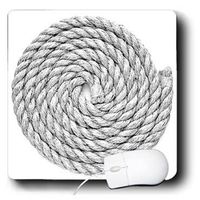 3dRose LLC 8 x 8 x 0.25 Inches Mouse Pad, Circle Me Nautical (mp_109459_1)