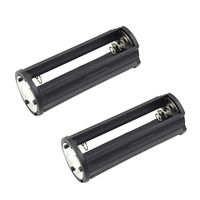 BokWin 3 x1.5V AAA Plastic Cylinder Battery Storage Holder Case Adapter 2Pcs