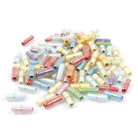 ISKYBOB 200 Pieces Clear Message Capsules Creative Mini Letter Pills Paper Roll in Wishing Bottle Friendship Gift Party Favors