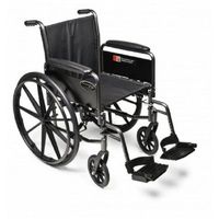 Everest & Jennings 3F010320 Traveler L3 Wheelchair, Detachable Desk Arm, Swing Away Footrest, 20" x 16"