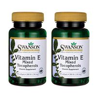 Swanson Vitamin E Mixed Tocopherols 200 Iu (134 Milligrams) 100 Sgels (2 Pack)