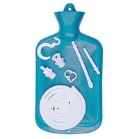Enema Bag Clean Anal Silicone Douche for Men & Women BPA Free (2 Quart) Hot Water Bottle - Coffee, Shower, Douche & Home Adult Enema Kit (Blue)